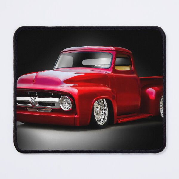 Item preview, 1956 Red Custom Stepside Pickup designed and sold by DaveKoontz.