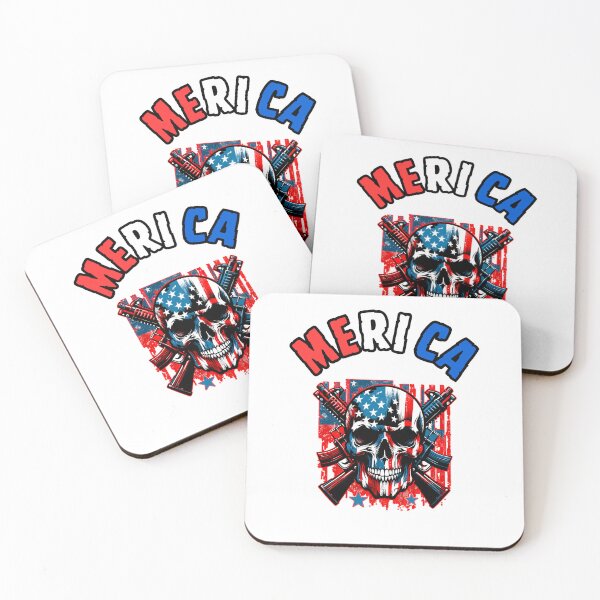 Item preview, Merica Skull  designed and sold by WoodburyLake.