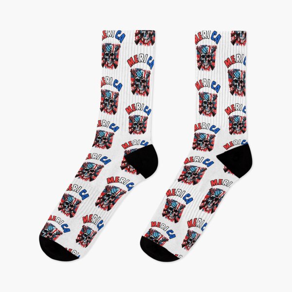 Item preview, Merica Skull  designed and sold by WoodburyLake.