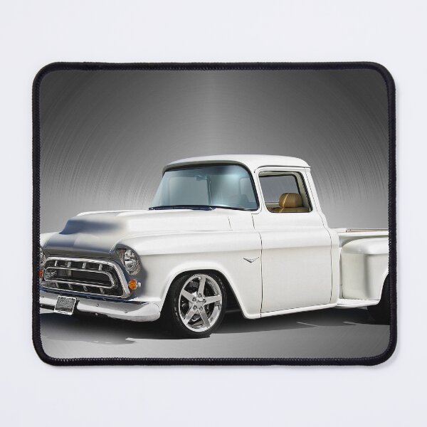 Item preview, 1957 White Custom Stepside Pickup designed and sold by DaveKoontz.