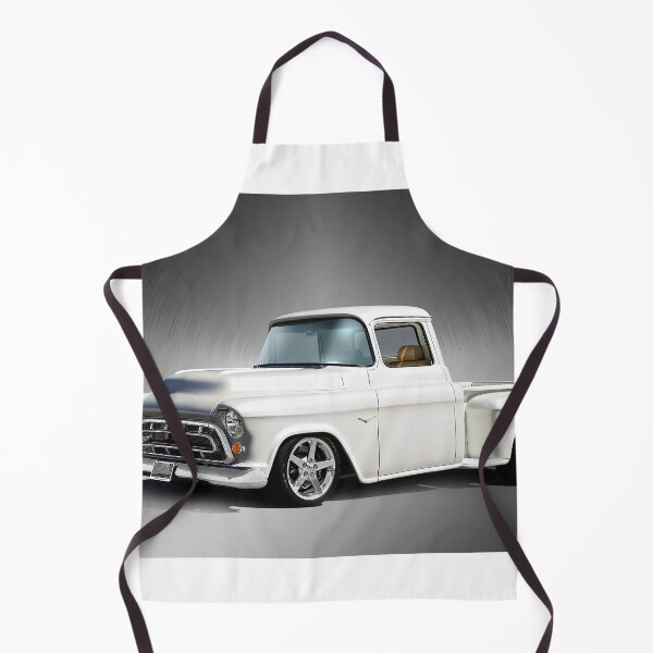 Item preview, 1957 White Custom Stepside Pickup designed and sold by DaveKoontz.