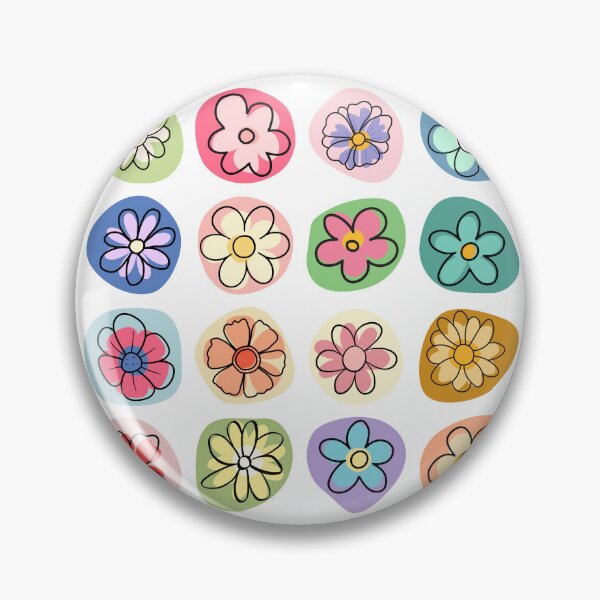 Artikelvorschau, Bunte Formen von Doodle-Blumen entworfen und verkauft von Fadastic.