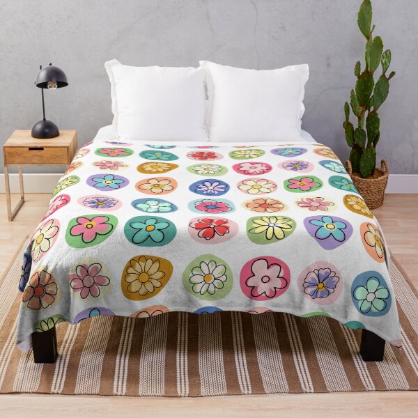 Item preview, Colourful Shapes of Doodle Flowers designed and sold by Fadastic.