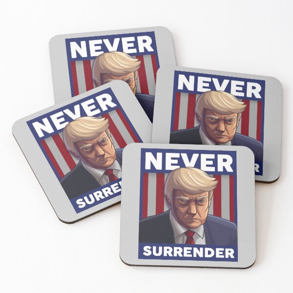 Item preview, Trump Never Surrender designed and sold by thecrazywolf.