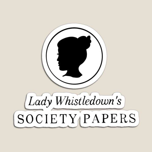 Aperçu de l'œuvre Lady Whistledown Bridgerton  créée et vendue par vyascreations.