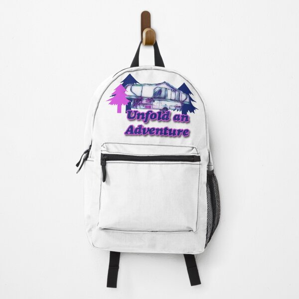 Item preview, Unfold an Adventure Purple and Blue Folding Caravan designed and sold by BeccaAelishe.