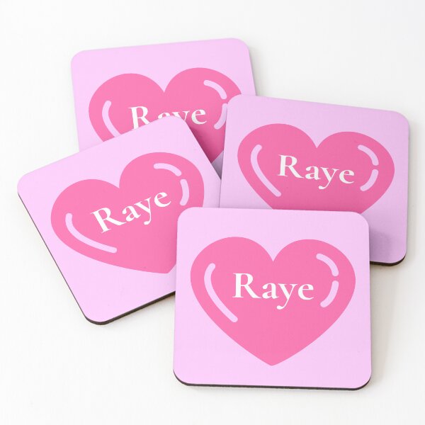 Item preview, Raye Name Girl Pink designed and sold by Monika Howarth.