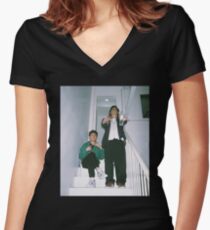 Joji and Rich Brian Women's Fitted V-Neck T-Shirt