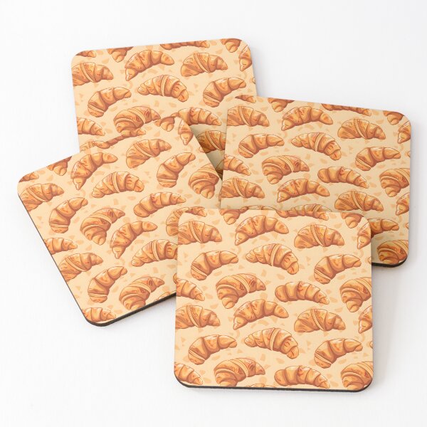 Item preview, Croissant Seamless Pattern designed and sold by palaco210.