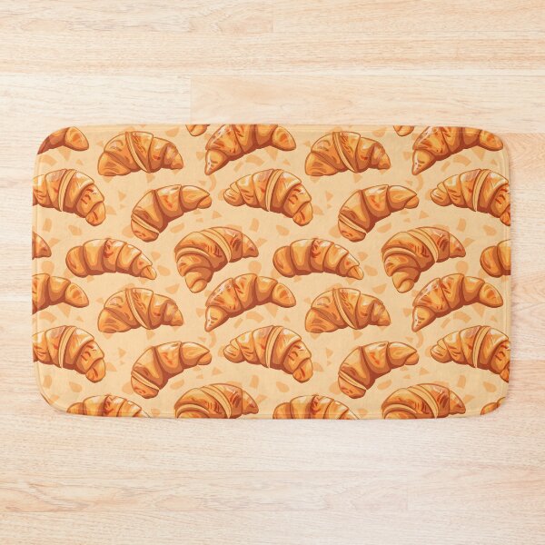 Item preview, Croissant Seamless Pattern designed and sold by palaco210.