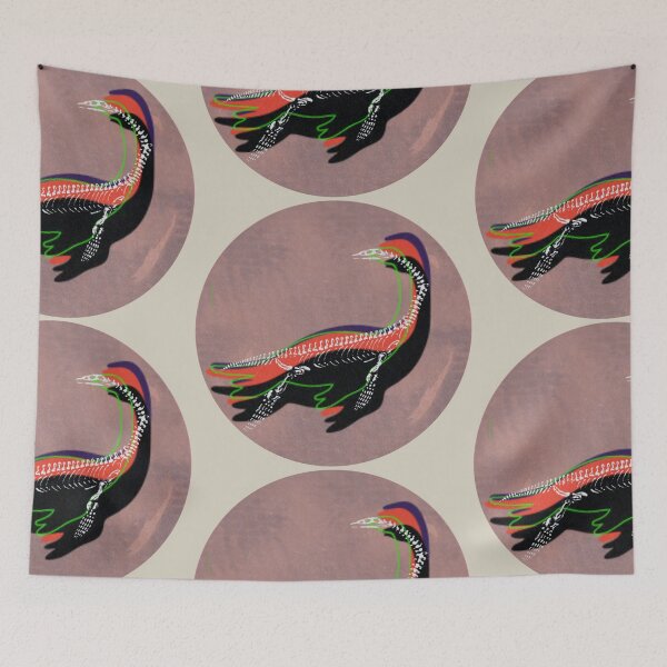 Item preview, Loch Ness Monster Pink Circulair designed and sold by KidaDiNicchi.