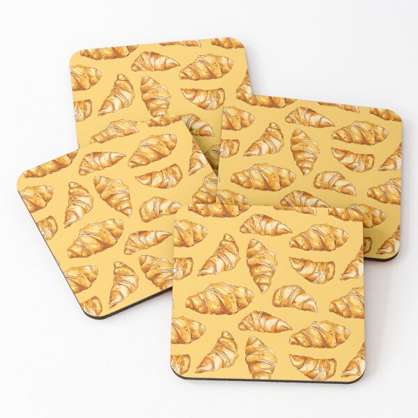 Item preview, Croissant Seamless Pattern designed and sold by palaco210.