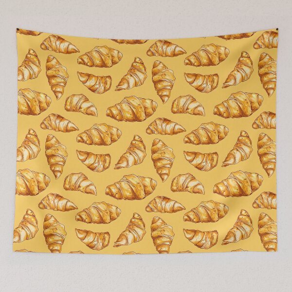 Item preview, Croissant Seamless Pattern designed and sold by palaco210.