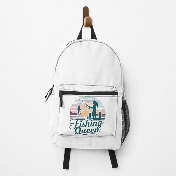Item preview, Fishing Queen - Sunset Silhouette designed and sold by FinFriends.