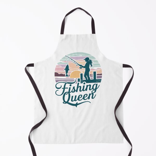 Item preview, Fishing Queen - Sunset Silhouette designed and sold by FinFriends.