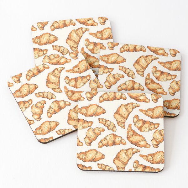Item preview, Croissant Seamless Pattern designed and sold by palaco210.