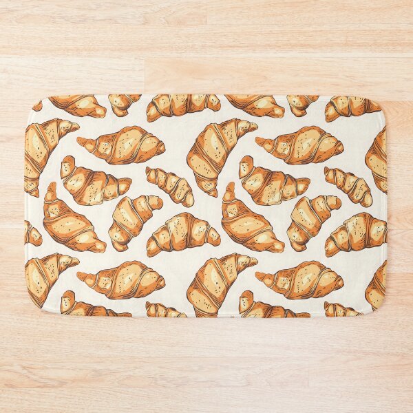 Item preview, Croissant Seamless Pattern designed and sold by palaco210.
