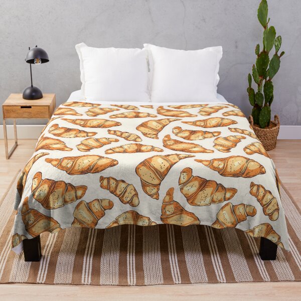 Item preview, Croissant Seamless Pattern designed and sold by palaco210.