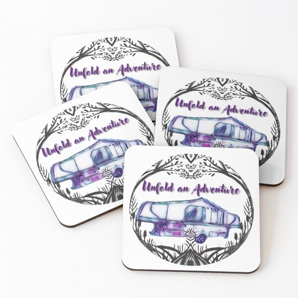 Item preview, Unfold an Adventure Folding Caravan - Purple designed and sold by BeccaAelishe.