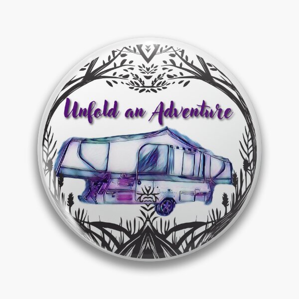 Item preview, Unfold an Adventure Folding Caravan - Purple designed and sold by BeccaAelishe.