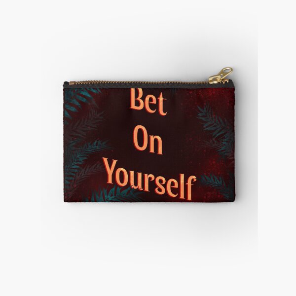 Item preview, Bet on yourself, inspirational word art designed and sold by Sacred Minds Studio.