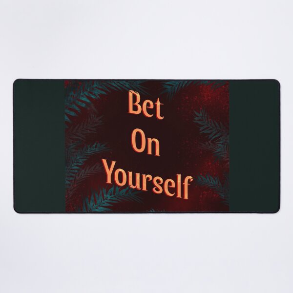 Item preview, Bet on yourself, inspirational word art designed and sold by Sacred Minds Studio.