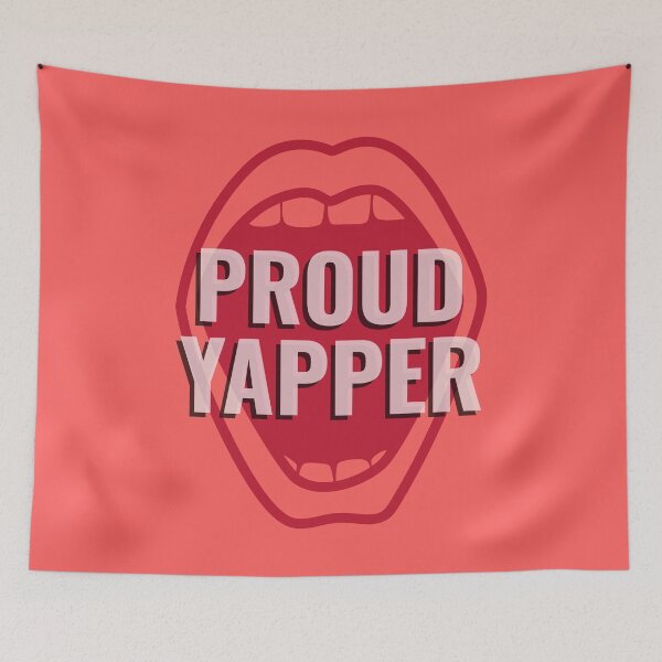 Item preview, Proud Yapper designed and sold by ZenStitchMotifs.