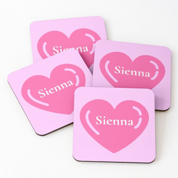 Item preview, Sienna Name Girl Pink designed and sold by Monika Howarth.