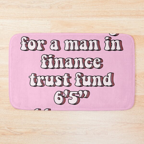 Item preview, Lookin for a man in finance trust fund 6 5 blue eyes designed and sold by vyascreations.