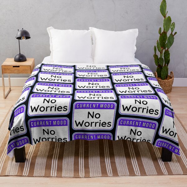 Item preview, CURRENT MOOD: No Worries - funny warning signs designed and sold by DesignsFromTW-S.