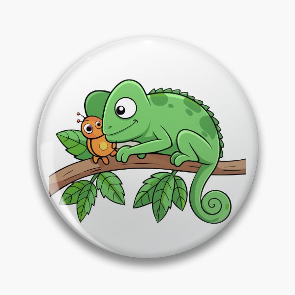 Item preview, Fluffy Chameleon and Gecko designed and sold by omerfdln34.