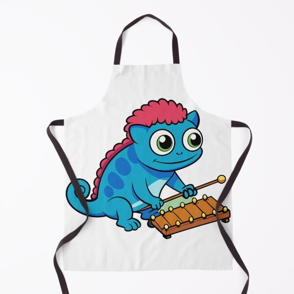 Item preview, Fluffy Chameleon on the Miniature Xylophone designed and sold by omerfdln34.