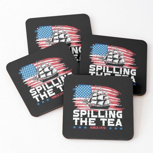Item preview, Spilling The Tea 4th Of July  designed and sold by WoodburyLake.