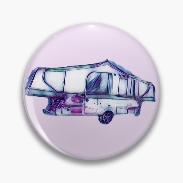 Item preview, Purple and Blue Folding Caravan designed and sold by BeccaAelishe.