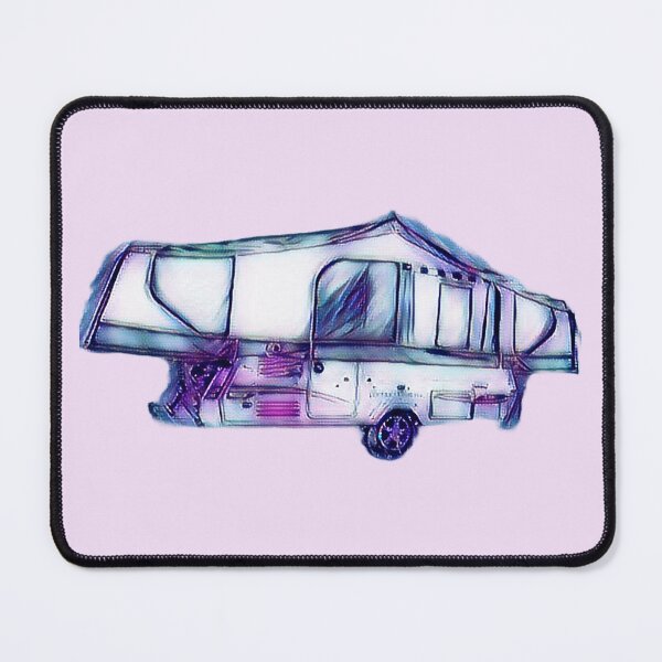 Item preview, Purple and Blue Folding Caravan designed and sold by BeccaAelishe.