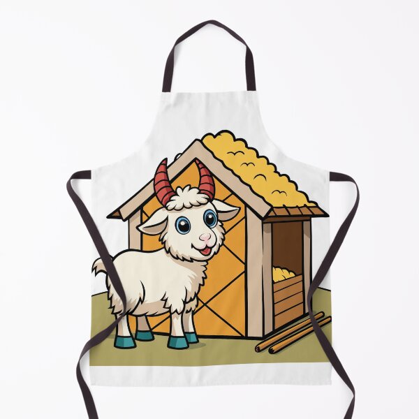 Item preview, Fluffy Goat Building a Twig Barn designed and sold by omerfdln34.