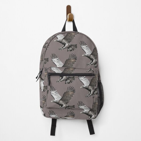 Item preview, Silver Eagle in Flight Wildlife Illustration designed and sold by OxiSkor.