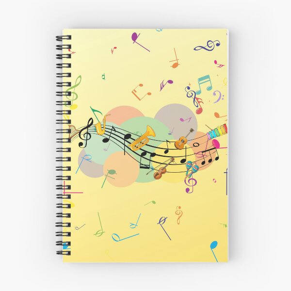 Item preview, Music On Music On Yellow Gradient designed and sold by BrightrDayMusicArt.