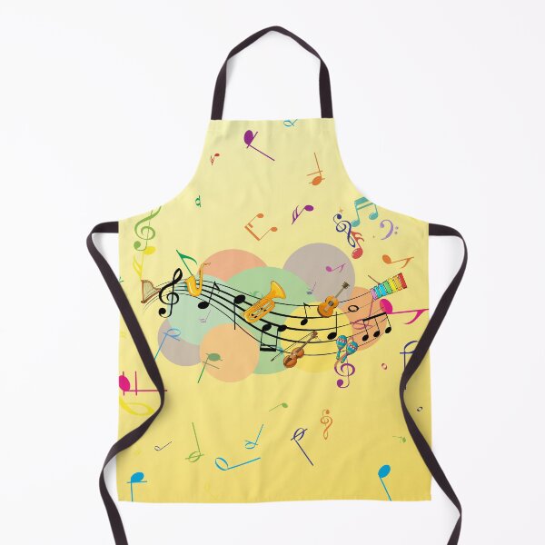 Item preview, Music On Music On Yellow Gradient designed and sold by BrightrDayMusicArt.