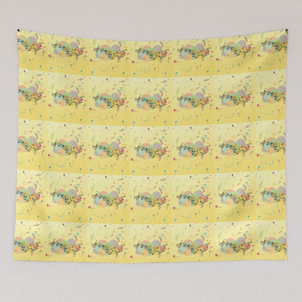 Item preview, Music On Music On Yellow Gradient designed and sold by BrightrDayMusicArt.