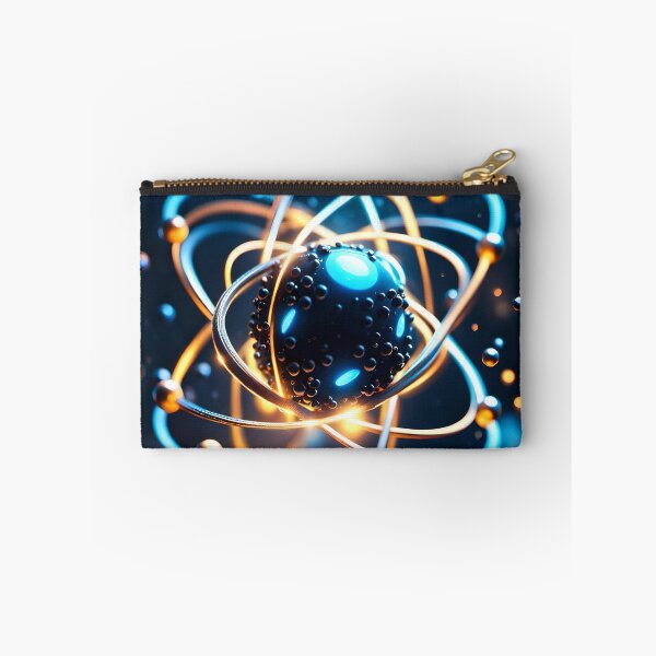Item preview, Quantum physics concept of atoms interactions. Generative Ai designed and sold by homydesign.