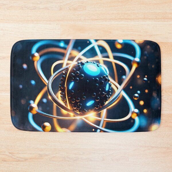 Item preview, Quantum physics concept of atoms interactions. Generative Ai designed and sold by homydesign.