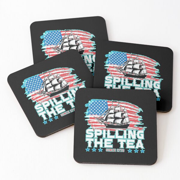 Item preview, Spilling The Tea 4th Of July  designed and sold by WoodburyLake.