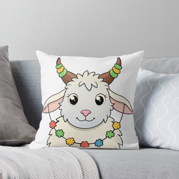 Item preview, Fluffy Goat with Adorned Horns designed and sold by omerfdln34.
