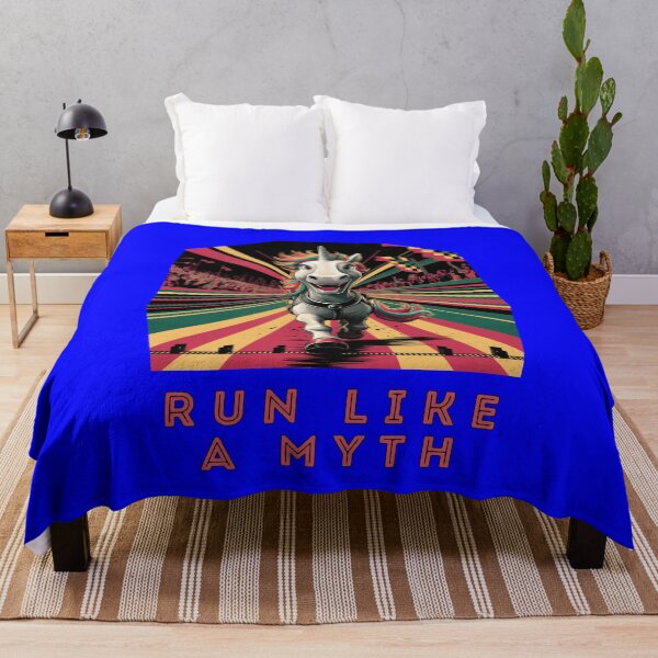 Item preview, Funny Running Unicorn Sayings Run Like A Myth designed and sold by fantasticdesign.