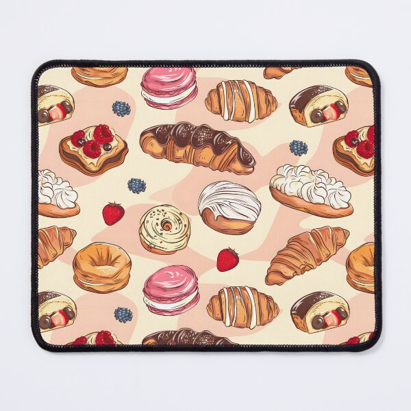 Item preview, French pastry Seamless Pattern designed and sold by palaco210.