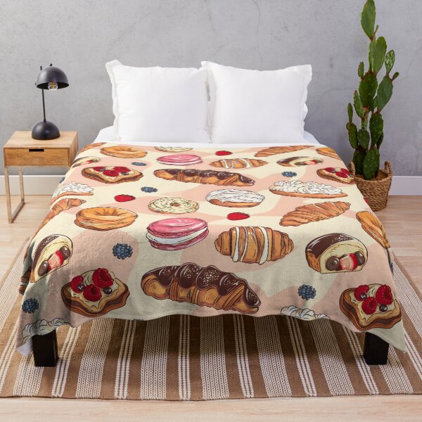 Item preview, French pastry Seamless Pattern designed and sold by palaco210.