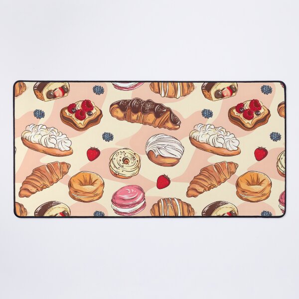 Item preview, French pastry Seamless Pattern designed and sold by palaco210.