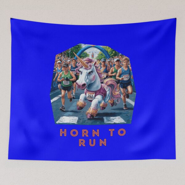 Item preview, Funny Running Unicorn Sayings Horn To Run designed and sold by fantasticdesign.