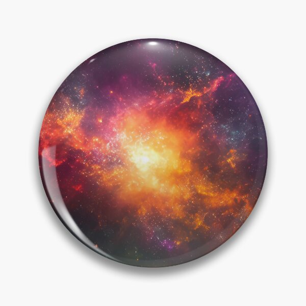 Item preview, Vibrant galaxy unfolds above a serene, misty landscape, stars and nebulae painting the sky with radiant hues designed and sold by homydesign.